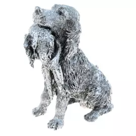 Статуэтка "Спаниель с глухарём"