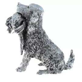 Статуэтка "Спаниель с глухарём"