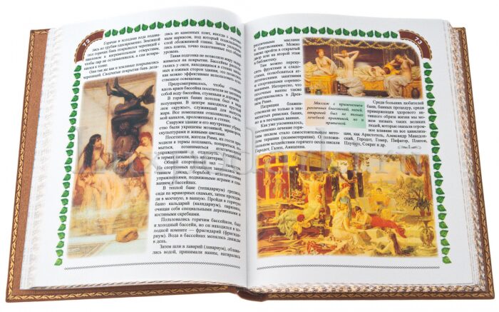 Подарочная книга "Баня" коричневая, в коробе