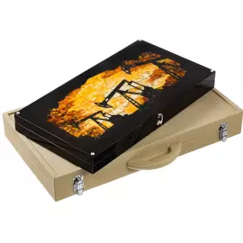 Backgammon made of amber "Oil production"
