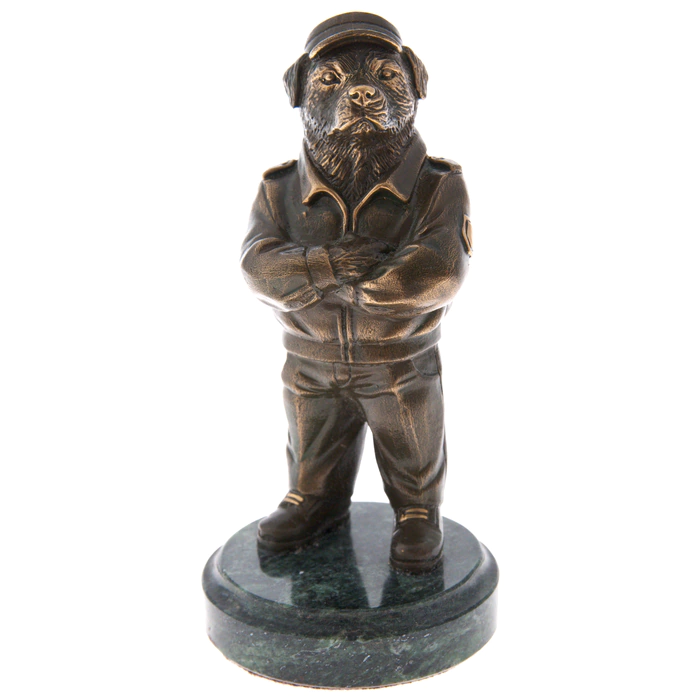 Bronze statuette "Guard Dog"