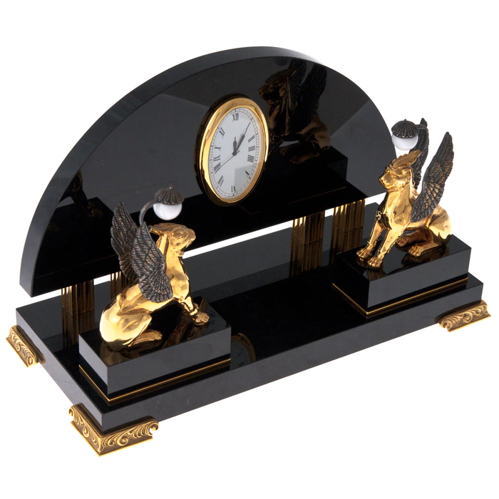 Bank Bridge Table Clock