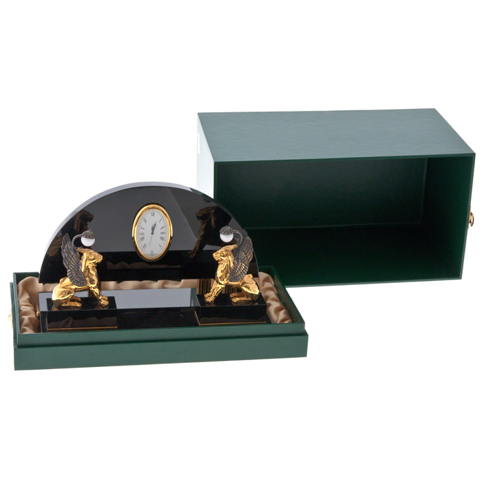 Bank Bridge Table Clock