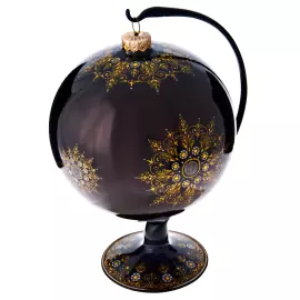 Ёлочный шар Палех "Бентли" на подставке