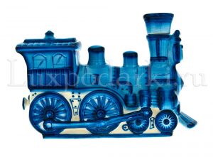 Damask "Steam locomotive" cobalt