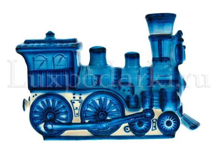 Damask "Steam locomotive" cobalt