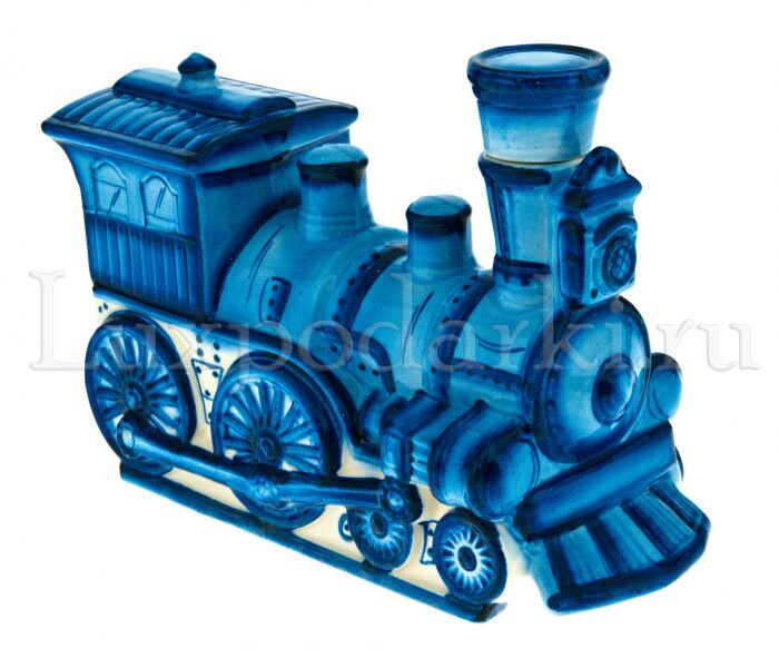 Damask "Steam locomotive" cobalt