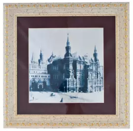 Картина на сусальном золоте "Исторический музей"