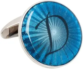 Запонка "Именная - буква Д"