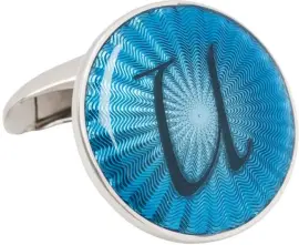 Запонка "Именная - буква И"