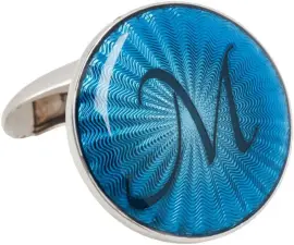 Запонка "Именная - буква М"