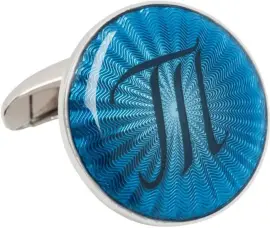 Запонка "Именная - буква Т"