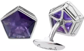 Запонки "Аметист"