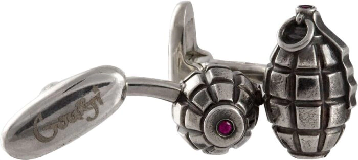 Cufflinks "Limonka" (silver)