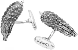 Запонки "Огурец"