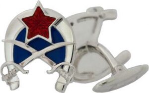 Запонки "Кони-сабли"
