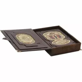 Книга в кожаном переплете "Домострой" в коробе