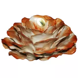 Candle holder "Beige rose"