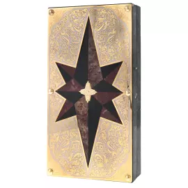 Нарды из змеевика и мрамора "Альдебаран" Златоуст