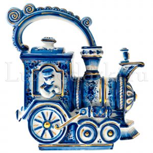 Tea set "Steam Locomotive" for 2 persons, with cups "Spring"