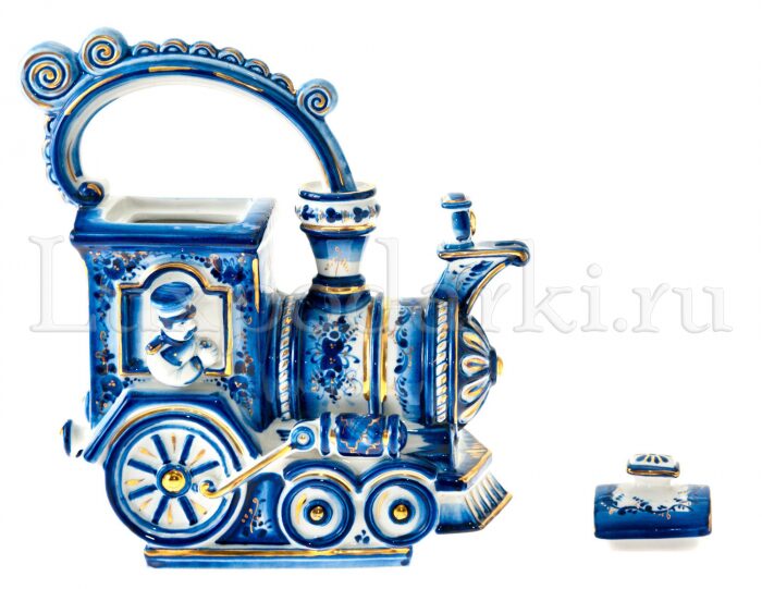 Tea set "Steam Locomotive" for 2 persons, with cups "Spring"
