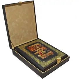 Книга в кожаном переплете "Великие люди России" в коробе Книга в кожаном переплете "Великие люди России" в коробе