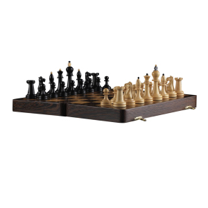 Chess from wenge "Yacht" magnetic mini