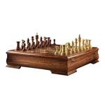 Chess made of bubinga and boxwood "Staunton Lux Mini"