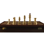 Chess made of bubinga and boxwood "Staunton Lux Mini"