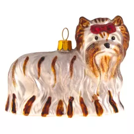 Ёлочная игрушка "Йоркширский терьер"