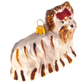 Ёлочная игрушка "Йоркширский терьер"
