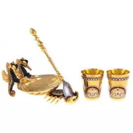 Икорница со стопками "Морское изобилие" на 2 персоны, Златоуст