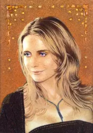 Персональный портрет из янтаря