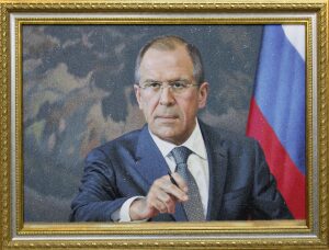 Персональный портрет из янтаря