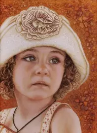 Персональный портрет из янтаря