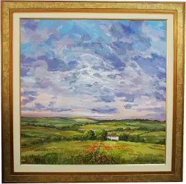 Картина "Цветущее поле" Da Mari