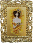 Painting in gold "Summer"