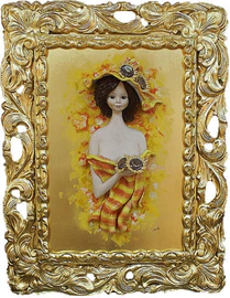 Painting in gold "Summer"