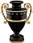 Vase "Spiga", color: black