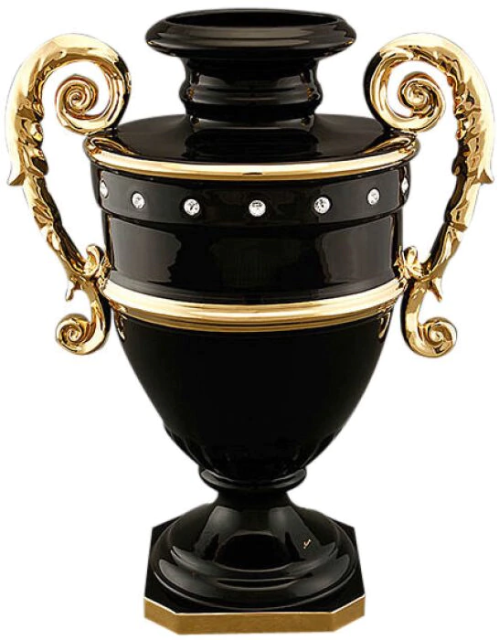 Vase "Spiga", color: black