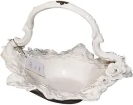 Ваза для фруктов с декором "Цветы" Ваза для фруктов с декором "Цветы"