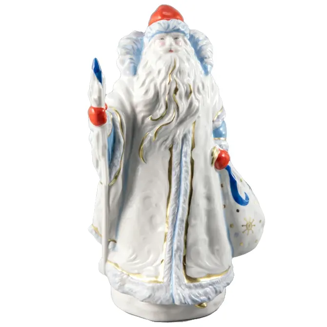 Porcelain sculpture "The Magical Santa Claus"