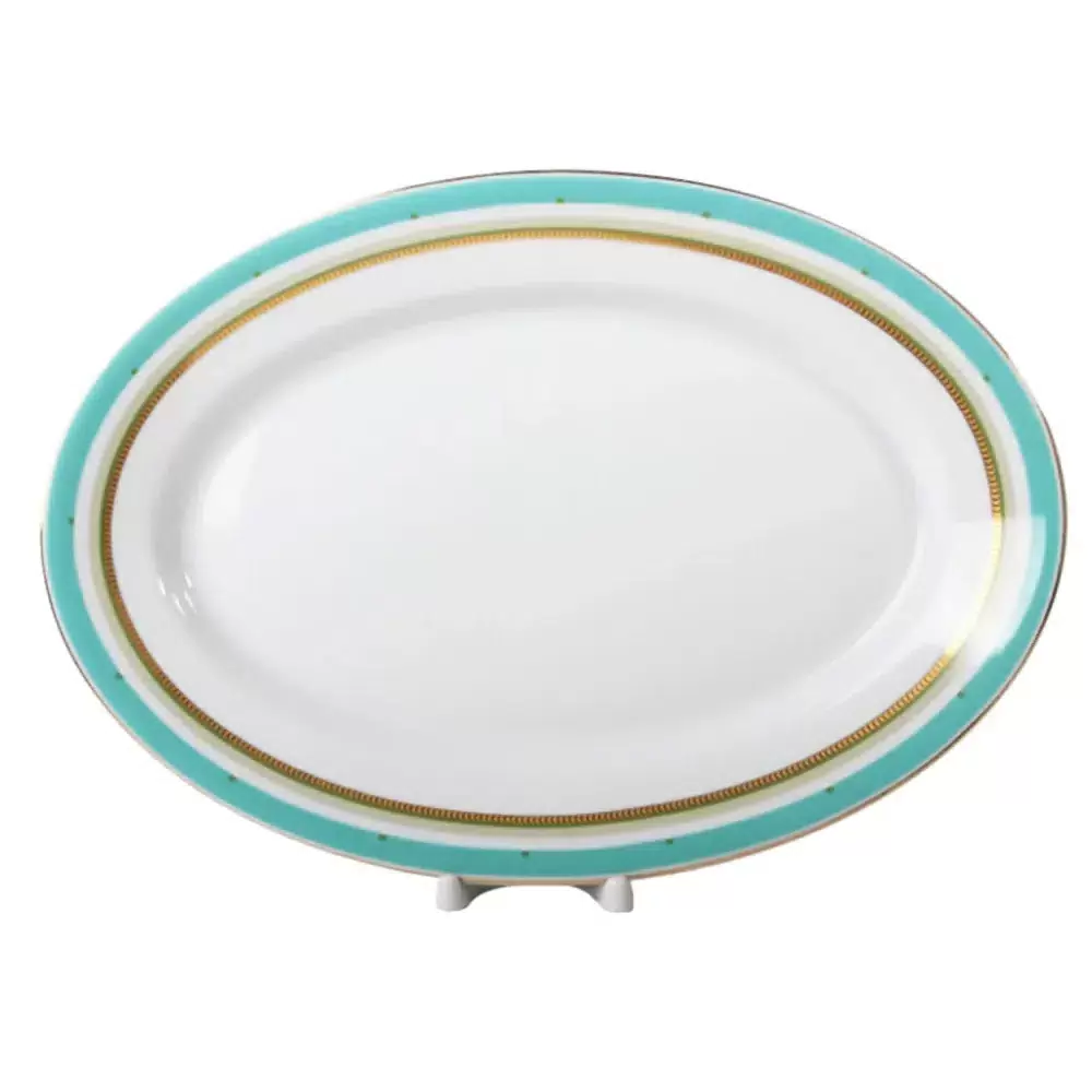 Porcelain set for 6 persons "European" with a pattern "Northern Aurora" (24 items)