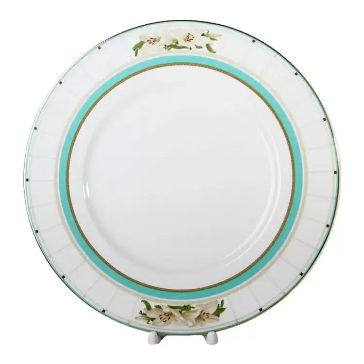 Porcelain set for 6 persons "European" with a pattern "Northern Aurora" (24 items)