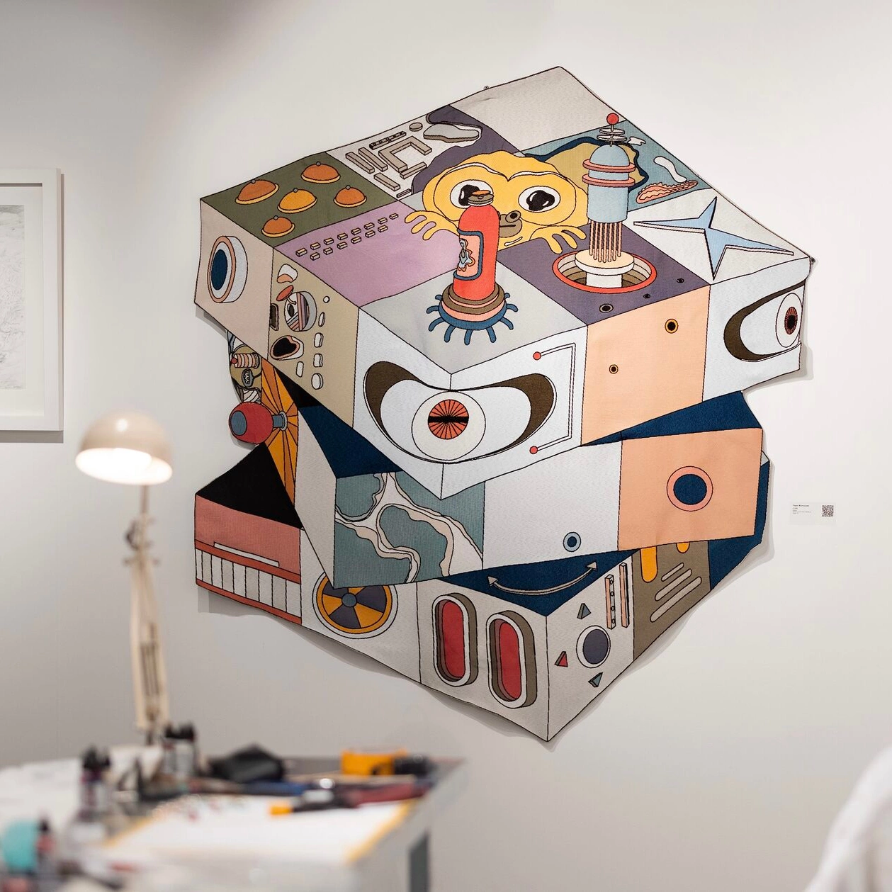 Гобелен "Куб - Cube" художника Тараса Желтышева