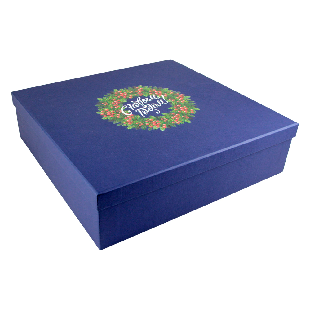 "New Year's Stories" gift set with a book and Christmas balls