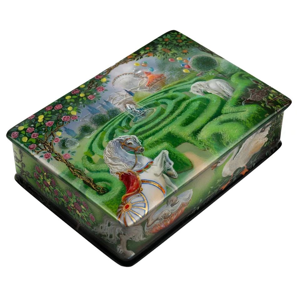 Шкатулка "Лабиринт" Корсакова, Федоскино