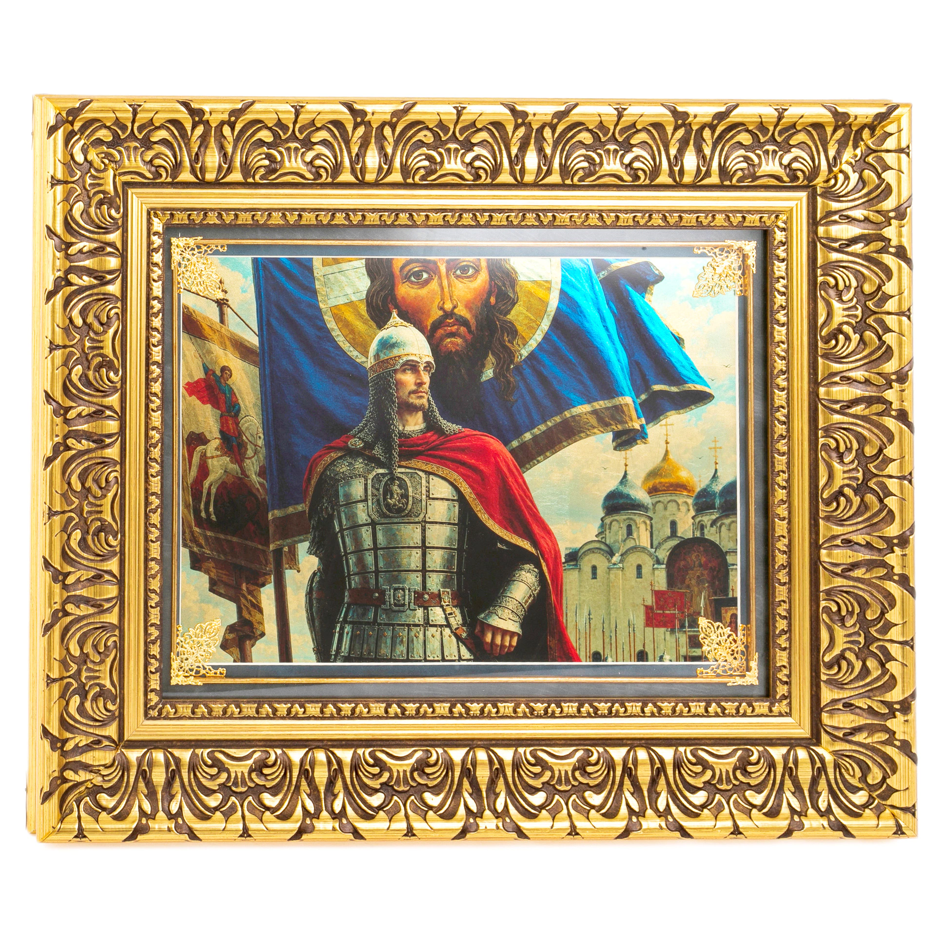 Panel on gold leaf "Alexander Nevsky"