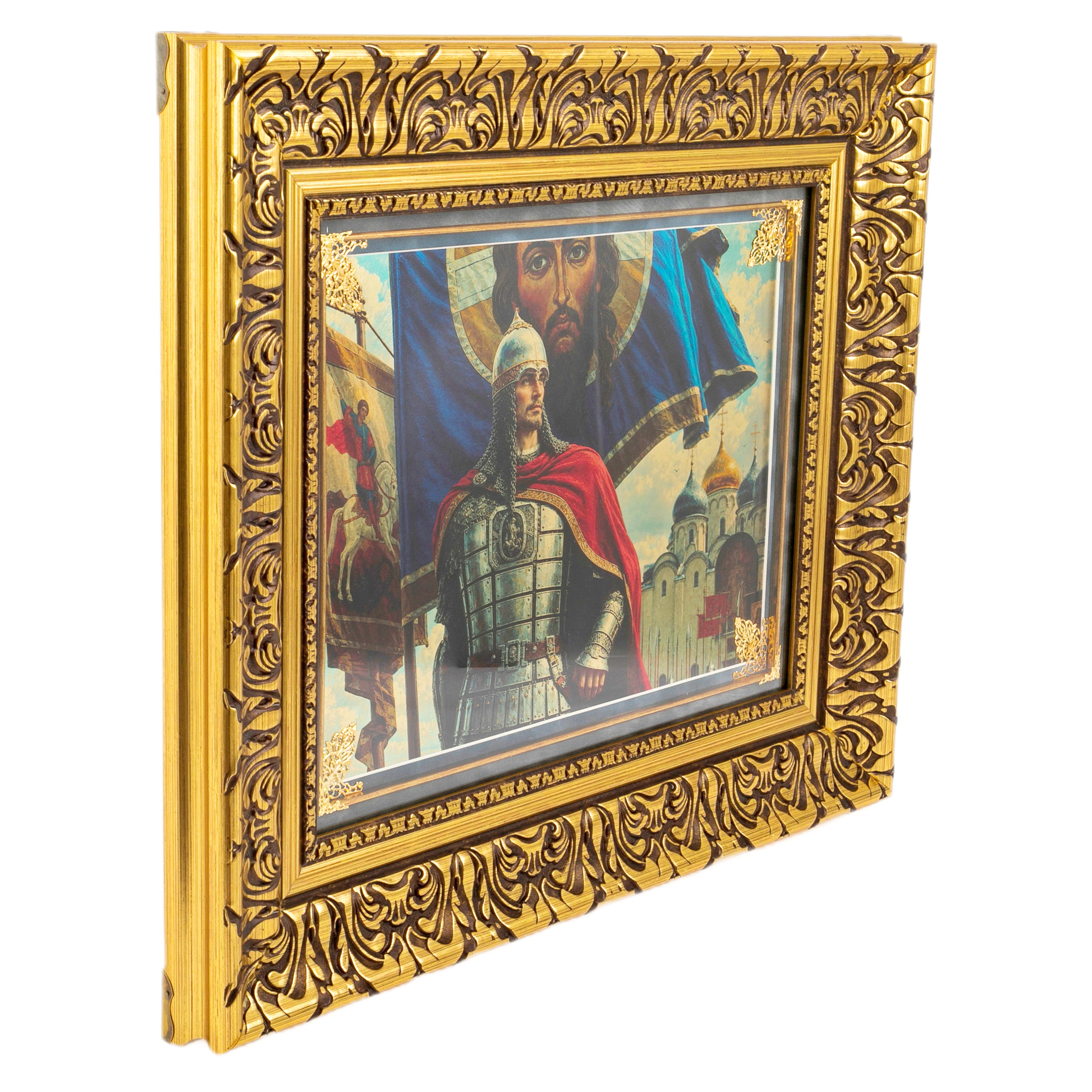 Panel on gold leaf "Alexander Nevsky"