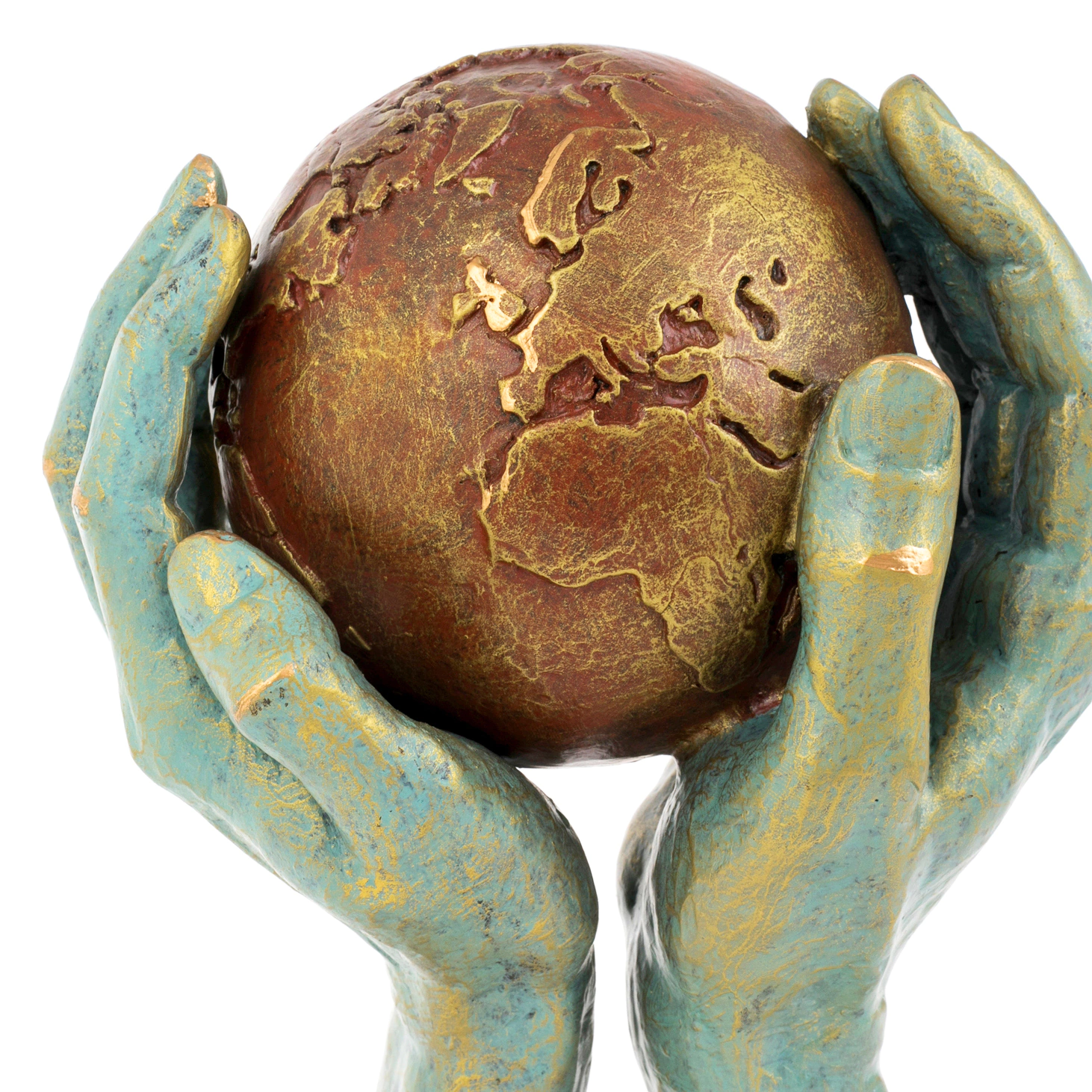 Скульптура "Мир в твоих руках" (World in your hands)